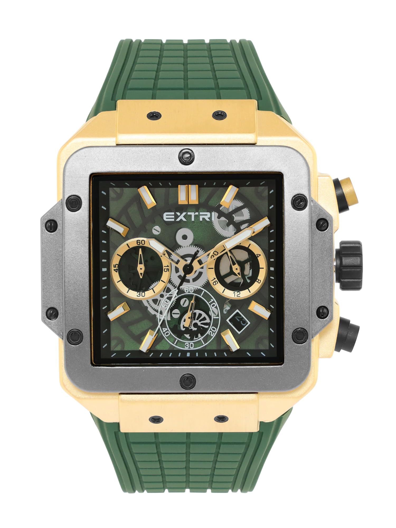 Buy EXTRI Analog Black Dial Men's Watch-X6097-D at Amazon.in